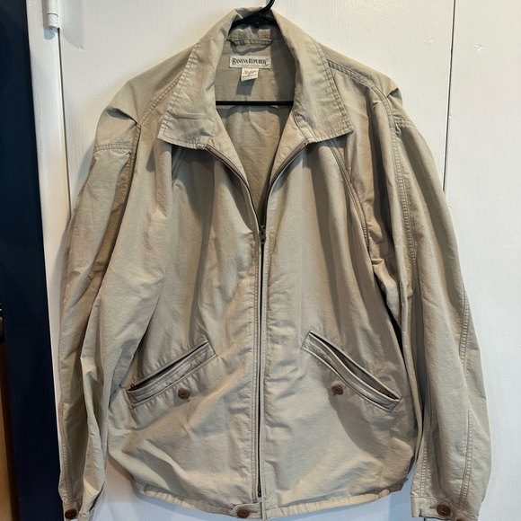 Banana Republic Other - vintage Banana Republic Men's Beige Lightweight Jacket